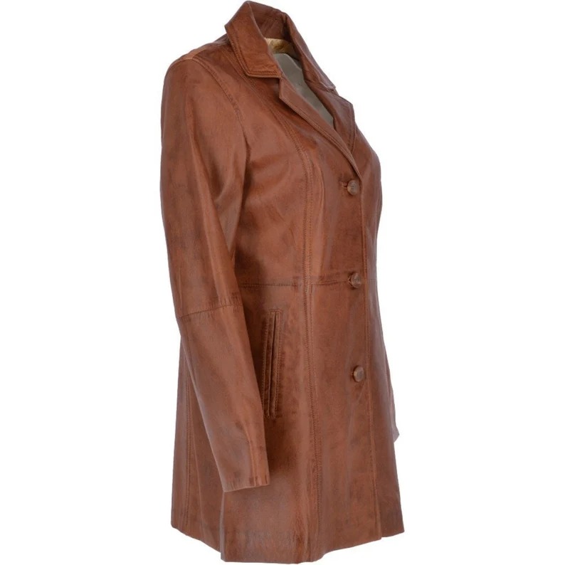Women's Genuine Sheep Leather Coat Women's Genuine Sheep Leather Coat