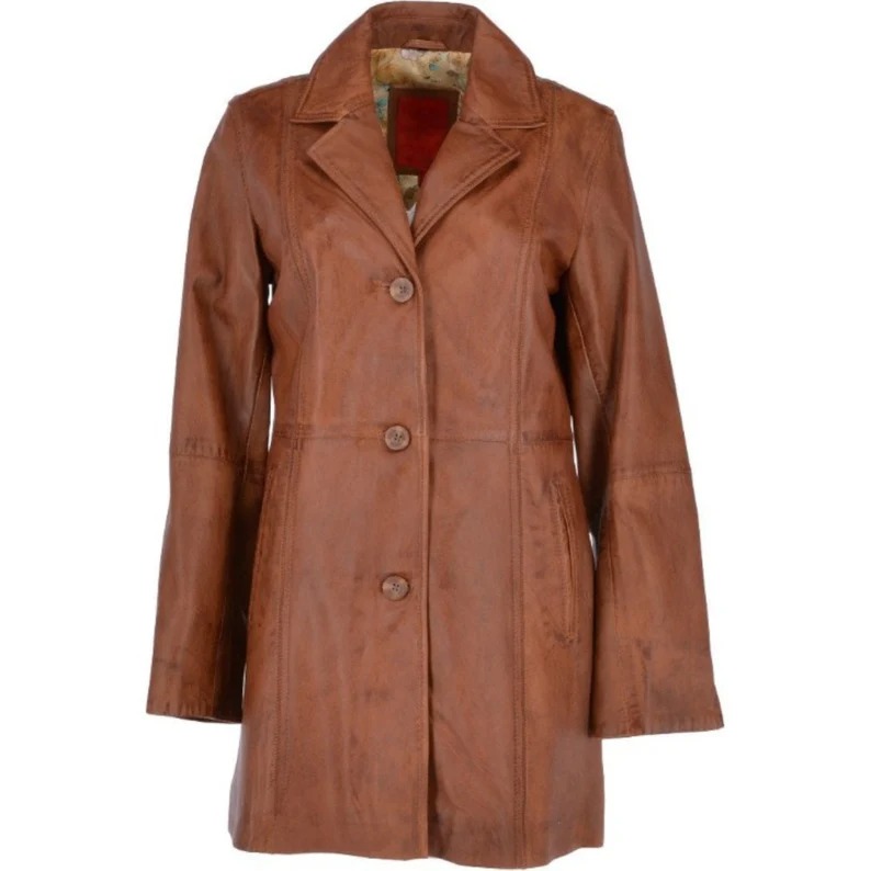 Women's Genuine Sheep Leather Coat Women's Genuine Sheep Leather Coat